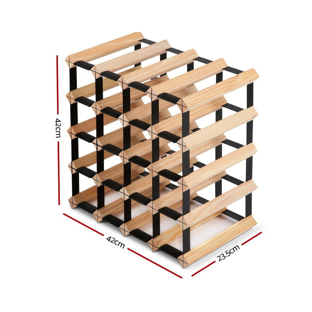 Artiss Wine Rack 20 Bottle WINE-RACK-20B
