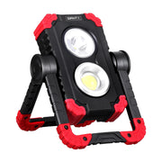 Giantz Work Light Rechargeable Torch USB Cordless LED Lamp Rotation Folding WL-RTG-2LED-SWL-RD