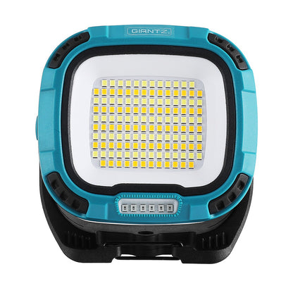 Giantz Work Light Torch Rechargeable USB Cordless Magnetic LED Lamp Charging WL-SQ-142LED-SWL-BU