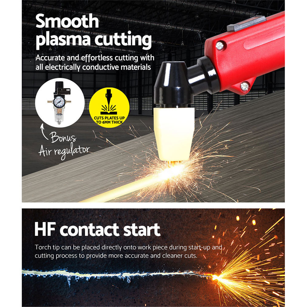 Giantz 140Amp Inverter Welder Plasma Cutter Gas DC iGBT Portable Welding Machine WLD-INV-CUT-CLA-OF
