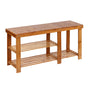 Artiss Bamboo Shoe Rack Bench WOOD-B-SR-9045-NT