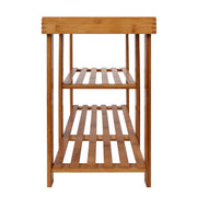 Artiss Bamboo Shoe Rack Bench WOOD-B-SR-9045-NT
