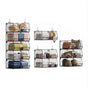 Artiss 5 Tier Stackable Closet Organizers and Storage Closet Hanging Storage Organizer Shelves WOS-A-STEEL-5T