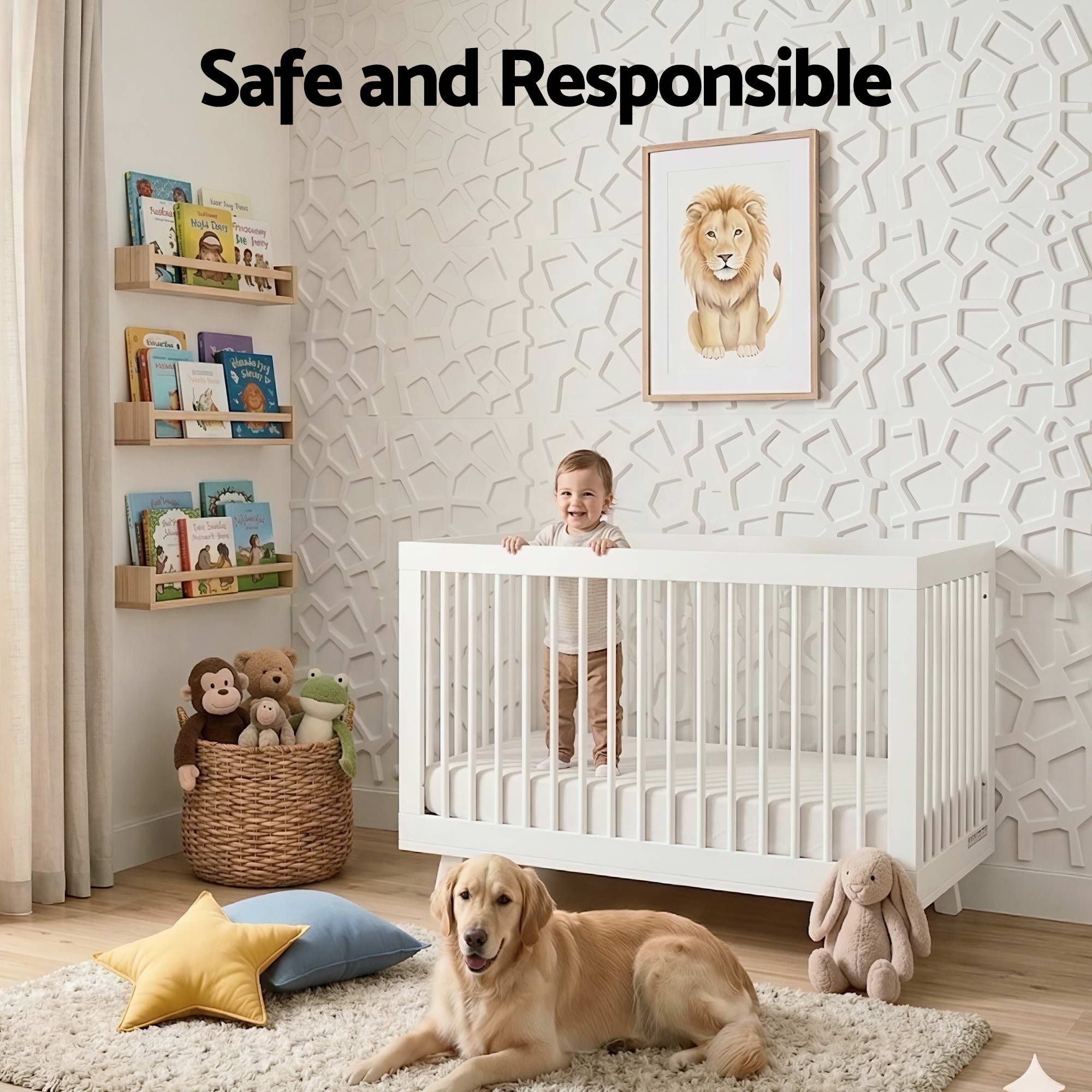 Artiss 3D Wall Panels PVC Decorative Panels 50x50cm Set of 15 Feature Wall Poly WP-50X50-15PCS-POLY