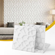 Artiss 3D Wall Panels PVC Decorative Panels 50x50cm Set of 15 Feature Wall Poly WP-50X50-15PCS-POLY