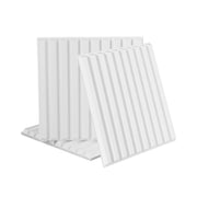 Artiss 3D Wall Panels Vertical PVC Decorative Panels 50x50cm Set of 15 Feature Wall Vert WP-50X50-15PCS-VERT