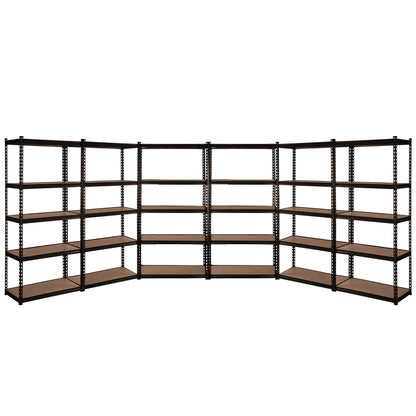 Giantz 6X1.5M Garage Shelving Warehouse Rack Storage Shelves Pallet Racking WR-7X15-BKX6
