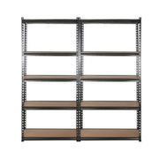 Giantz 4x1.8M Garage Shelving Warehouse Rack Pallet Racking Storage Charcoal WR-9X18-CCX4