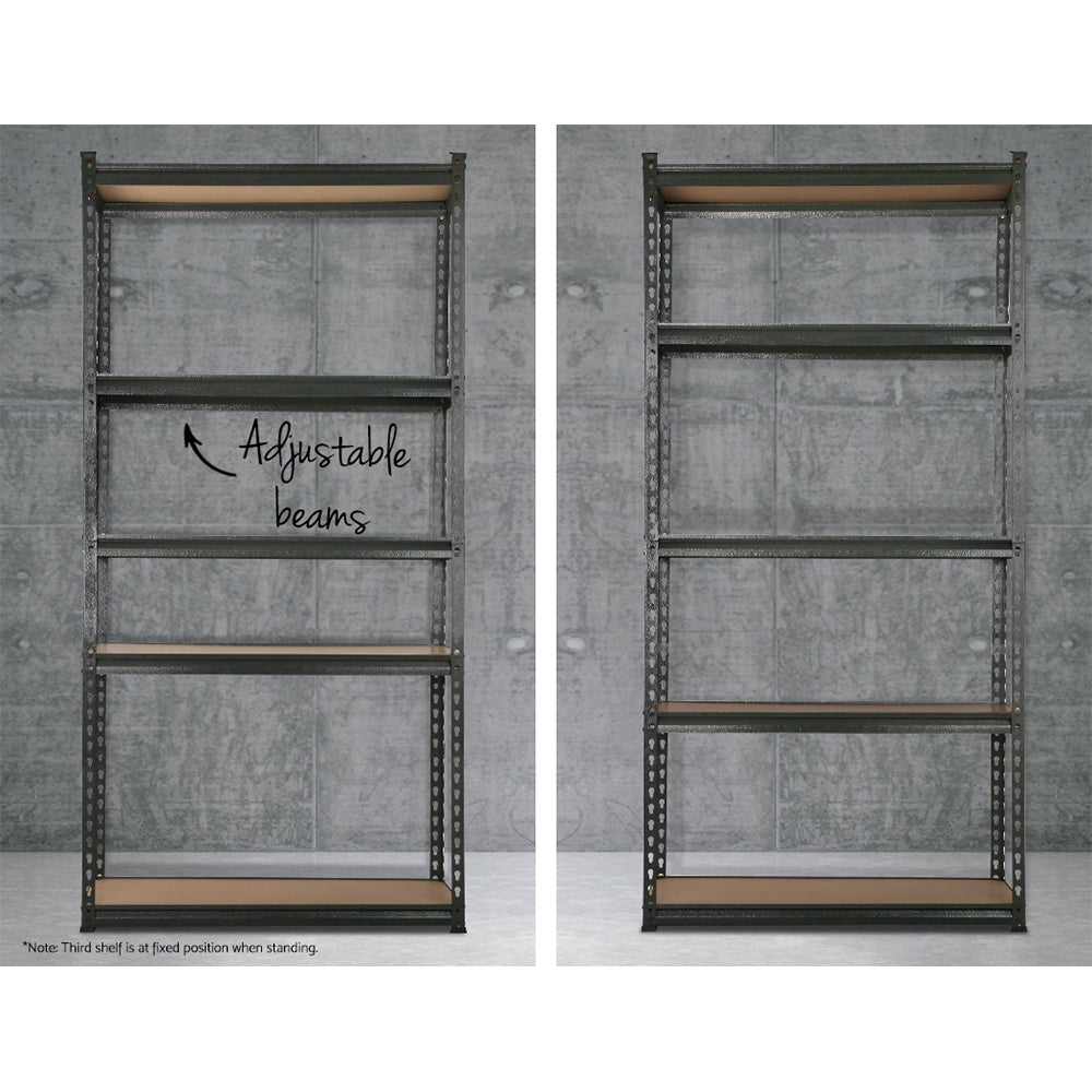 Giantz 4x1.8M Garage Shelving Warehouse Rack Pallet Racking Storage Charcoal WR-9X18-CCX4