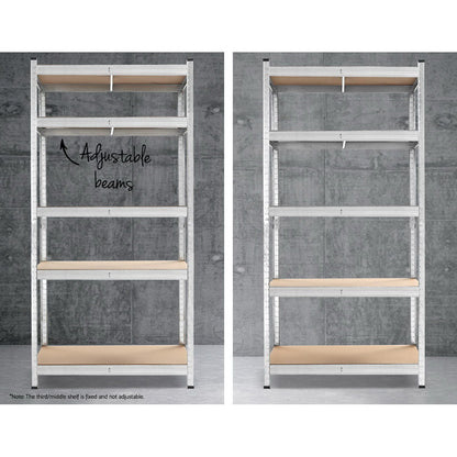 Giants 3x1.8M Warehouse Shelving Rack Racking Garage Metal Storage Shelves WR-9X18-GVN-SVX3