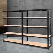 Giantz 2.4Mx1.8M Garage Shelving Warehouse Rack Pallet Racking Storage Shelve WR-E-12X18-BKX2