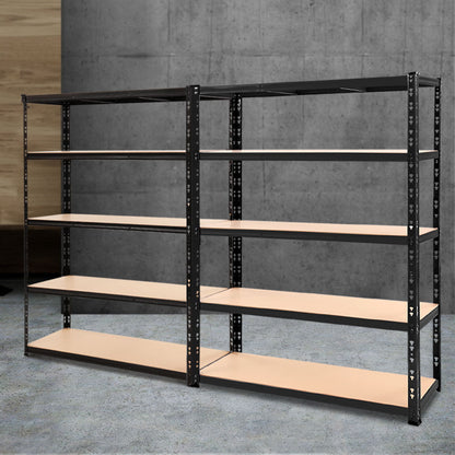 Giantz 2.4Mx1.8M Garage Shelving Warehouse Rack Pallet Racking Storage Shelve WR-E-12X18-BKX2
