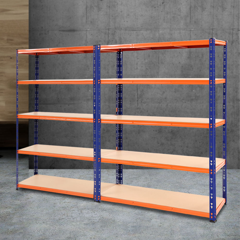 Giantz 2.4Mx1.8M Garage Shelving Warehouse Rack Pallet Racking Storage Blue WR-E-12X18-BOX2