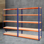 Giantz 2.4Mx1.8M Garage Shelving Warehouse Rack Pallet Racking Storage Blue WR-E-12X18-BOX2