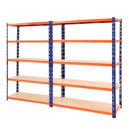 Giantz 2.4Mx1.8M Garage Shelving Warehouse Rack Pallet Racking Storage Blue WR-E-12X18-BOX2