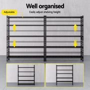 1.8MX2.4M Giantz Garage Shelving Warehouse Rack WR-E-12X18-GDX2
