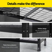 1.8MX2.4M Giantz Garage Shelving Warehouse Rack WR-E-12X18-GDX2