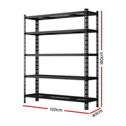 4 x 1.8M Giantz Garage Shelving Warehouse Rack WR-E-12X18-GDX4