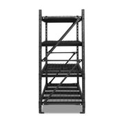 Giantz 2Mx2M Garage Shelving Warehouse Rack Pallet Racking Storage Shelve Black WR-E-2020-200BK-ABC