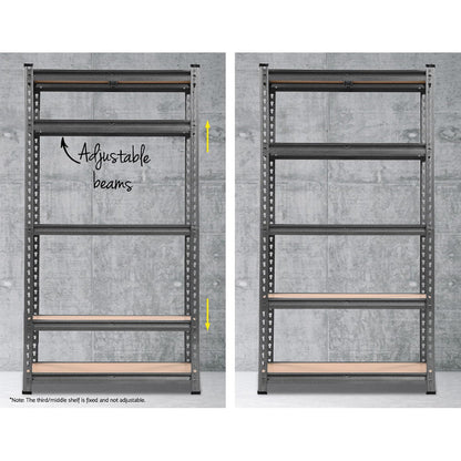 Giantz 2x1.5M Steel Warehouse Racking Rack Shelving Storage Garage Shelves Shelf WR-E-7X15-CC-FC2