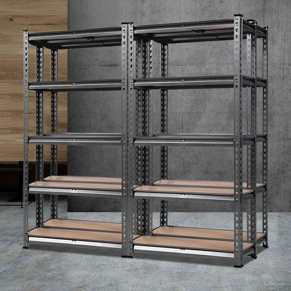 Giantz 4x1.5M Garage Shelving Warehouse Rack Pallet Racking Storage Charcoal WR-E-7X15-CCX4