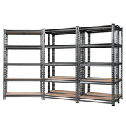 Giantz 5x1.5M Garage Shelving Warehouse Rack Pallet Racking Storage Charcoal WR-E-7X15-CCX5