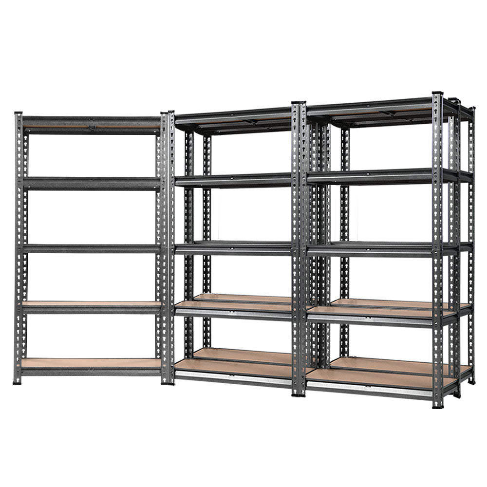 Giantz 5x1.5M Garage Shelving Warehouse Rack Pallet Racking Storage Charcoal WR-E-7X15-CCX5