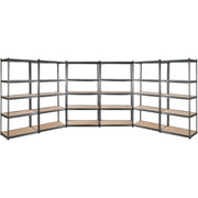 Giantz 6X1.5M Garage Shelving Warehouse Rack Pallet Racking Storage Shelves WR-E-7X15-CCX6