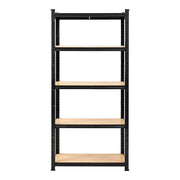 Giantz Garage Shelving 1.5X0.7m Warehouse Shelves Storage Rack Pallet Racking WR-E-7X15-GVN-BK