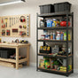 Giantz Garage Shelving 1.6X0.8m Warehouse Shelves Storage Rack Pallet Racking Black WR-E-8X16-BK