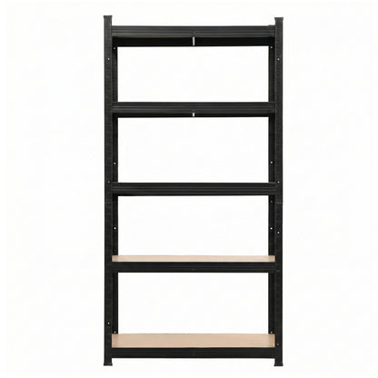 Giantz Garage Shelving 1.6X0.8m Warehouse Shelves Storage Rack Pallet Racking Black WR-E-8X16-BK