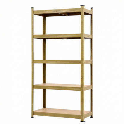 Giantz Garage Shelving 1.6X0.8m Warehouse Shelves Storage Rack Pallet Racking Yellow WR-E-8X16-YL