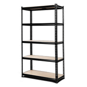 Giantz 1.8M Garage Shelving Warehouse Rack Pallet Racking Storage Shelve Black WR-E-9X18-BK