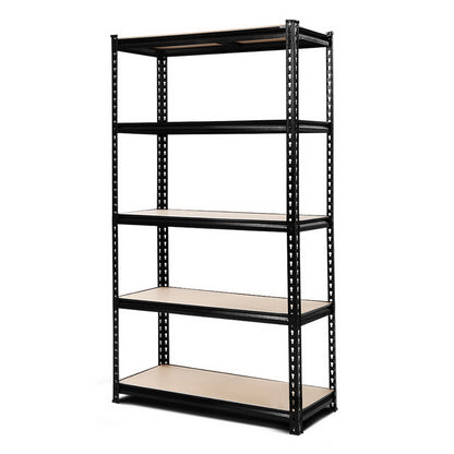 Giantz 1.8M Garage Shelving Warehouse Rack Pallet Racking Storage Shelve Black WR-E-9X18-BK