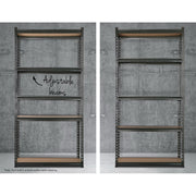 3x1.8M 5-Shelves Steel Warehouse Shelving Racking Garage Storage Rack Grey WR-E-9X18-CCX3