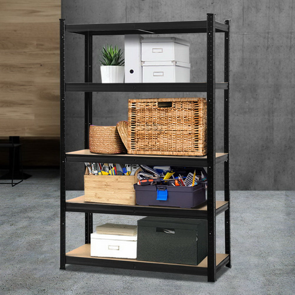 Giantz 1.8M Warehouse Racking Rack Shelving Garage Storage Steel Metal Shelves WR-E-9X18-GVN-BK