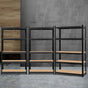Giantz 3x1.8M Garage Shelving Warehouse Rack Pallet Racking Storage Shelf Black WR-E-9X18-GVN-BKX3