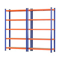 2 x 1.8M Giantz Garage Shelving Warehouse Rack WR-E-9X18-GVN-BOX2