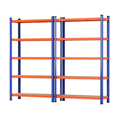 2 x 1.8M Giantz Garage Shelving Warehouse Rack WR-E-9X18-GVN-BOX2