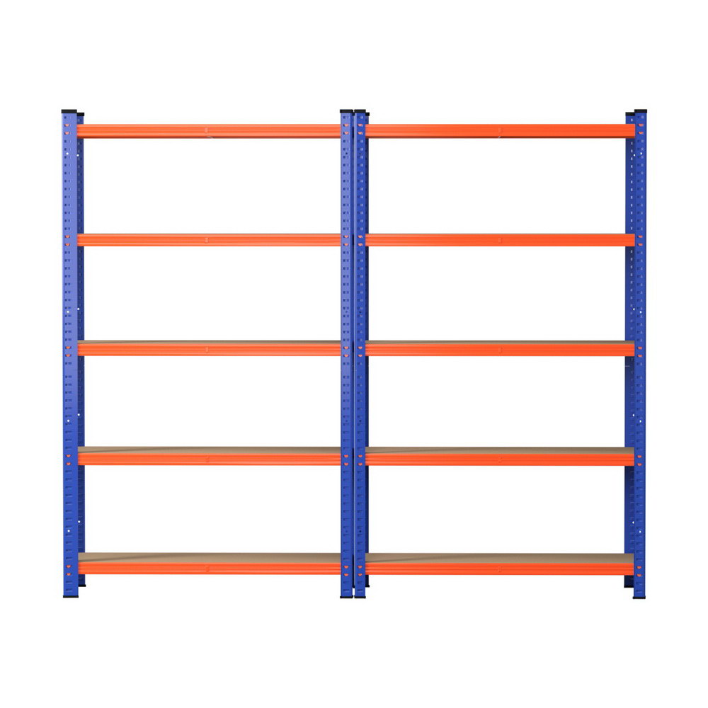 2 x 1.8M Giantz Garage Shelving Warehouse Rack WR-E-9X18-GVN-BOX2