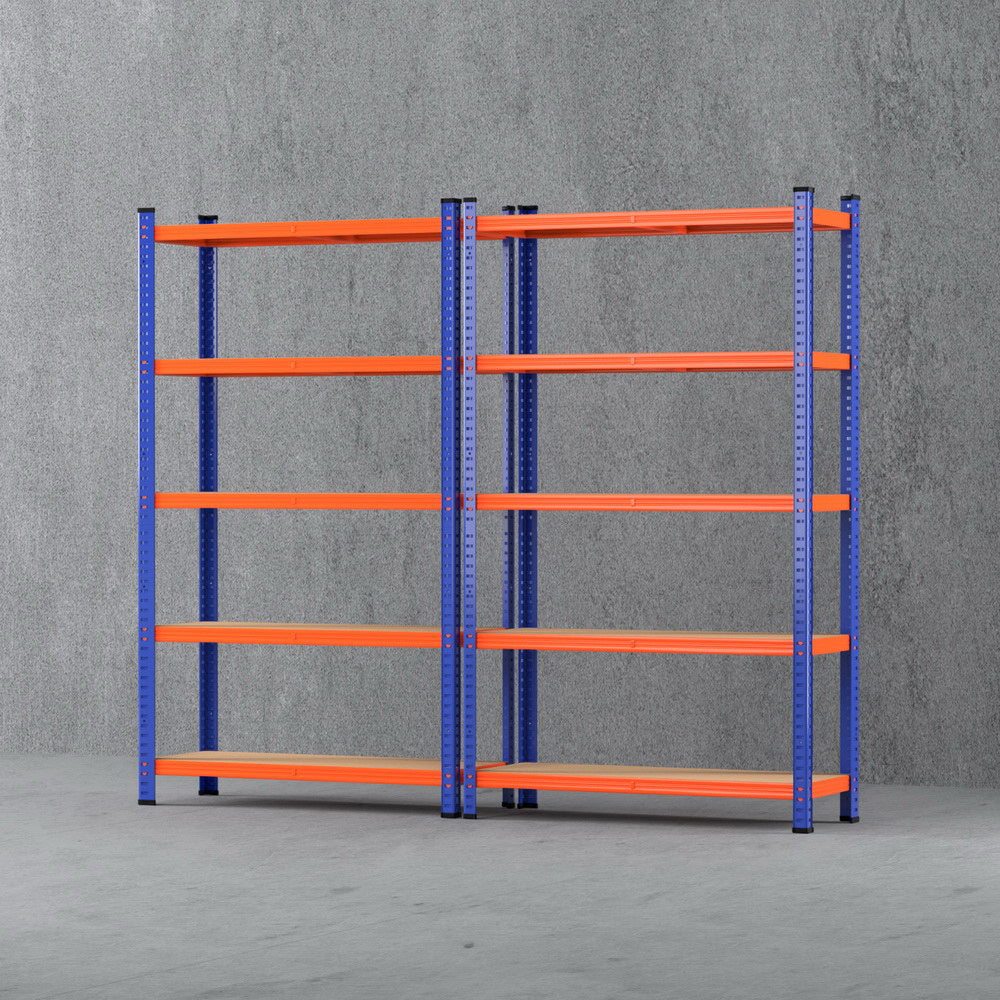 2 x 1.8M Giantz Garage Shelving Warehouse Rack WR-E-9X18-GVN-BOX2