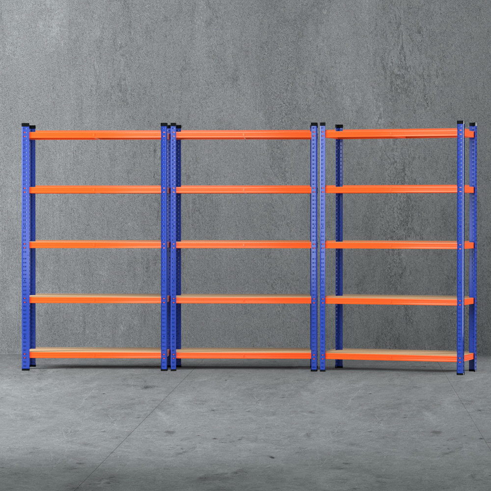3 x 1.8M Giantz Garage Shelving Warehouse Rack WR-E-9X18-GVN-BOX3