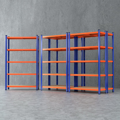 5 x 1.8M Giantz Garage Shelving Warehouse Rack WR-E-9X18-GVN-BOX5