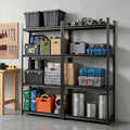 Giantz Garage Shelving 1.8X1.8m Warehouse Rack Storage Shelves Workshop Racks Steel WR-F-09040R-180BKX2