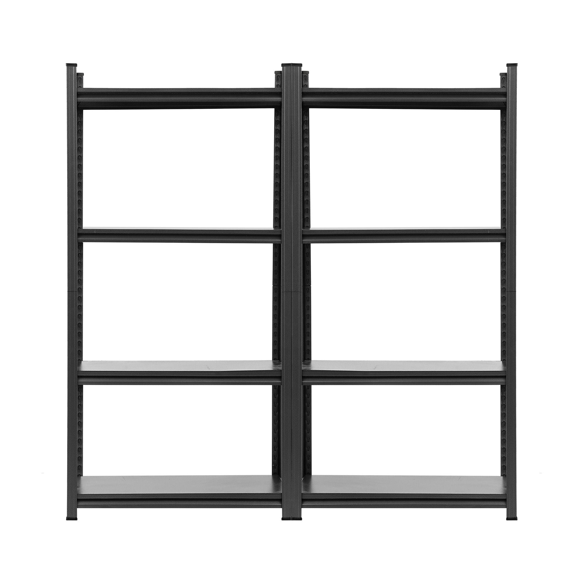 Giantz Garage Shelving 1.8X1.8m Warehouse Rack Storage Shelves Workshop Racks Steel WR-F-09040R-180BKX2