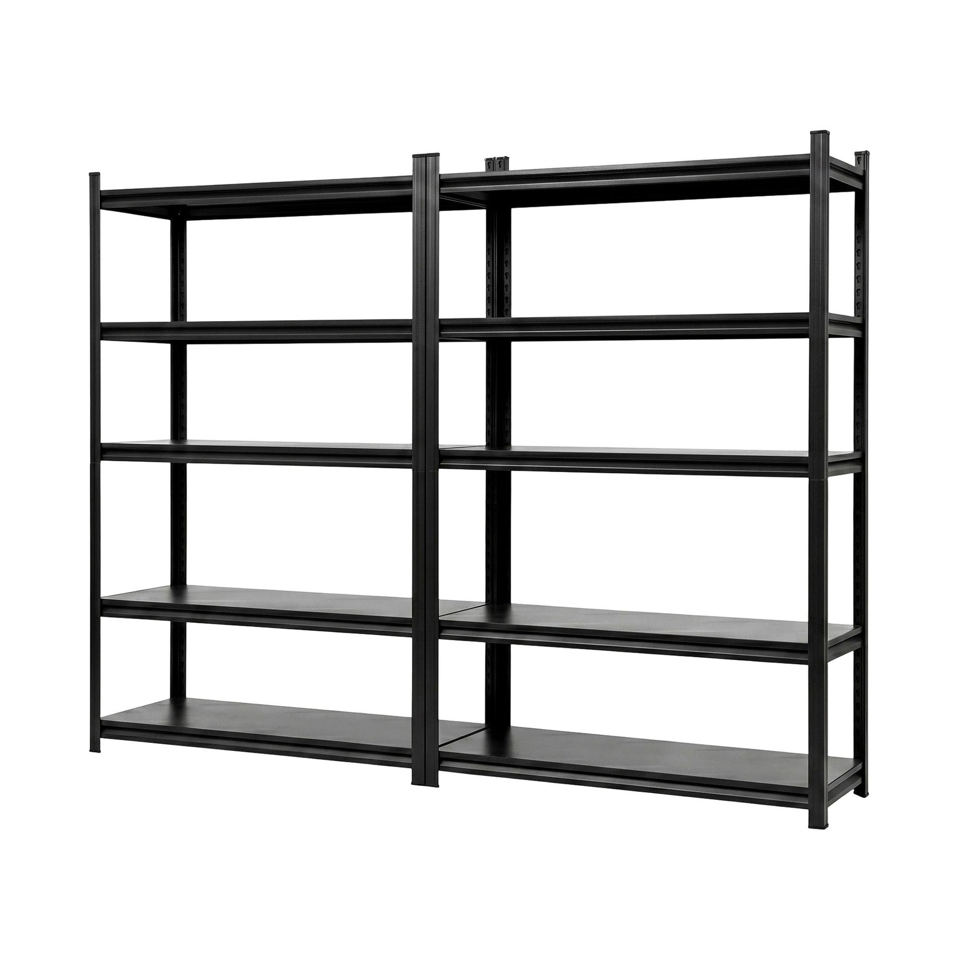 Giantz Garage Shelving 2.4X1.8m Warehouse Rack Storage Shelves Workshop Racks Steel WR-F-12050-180BKX2