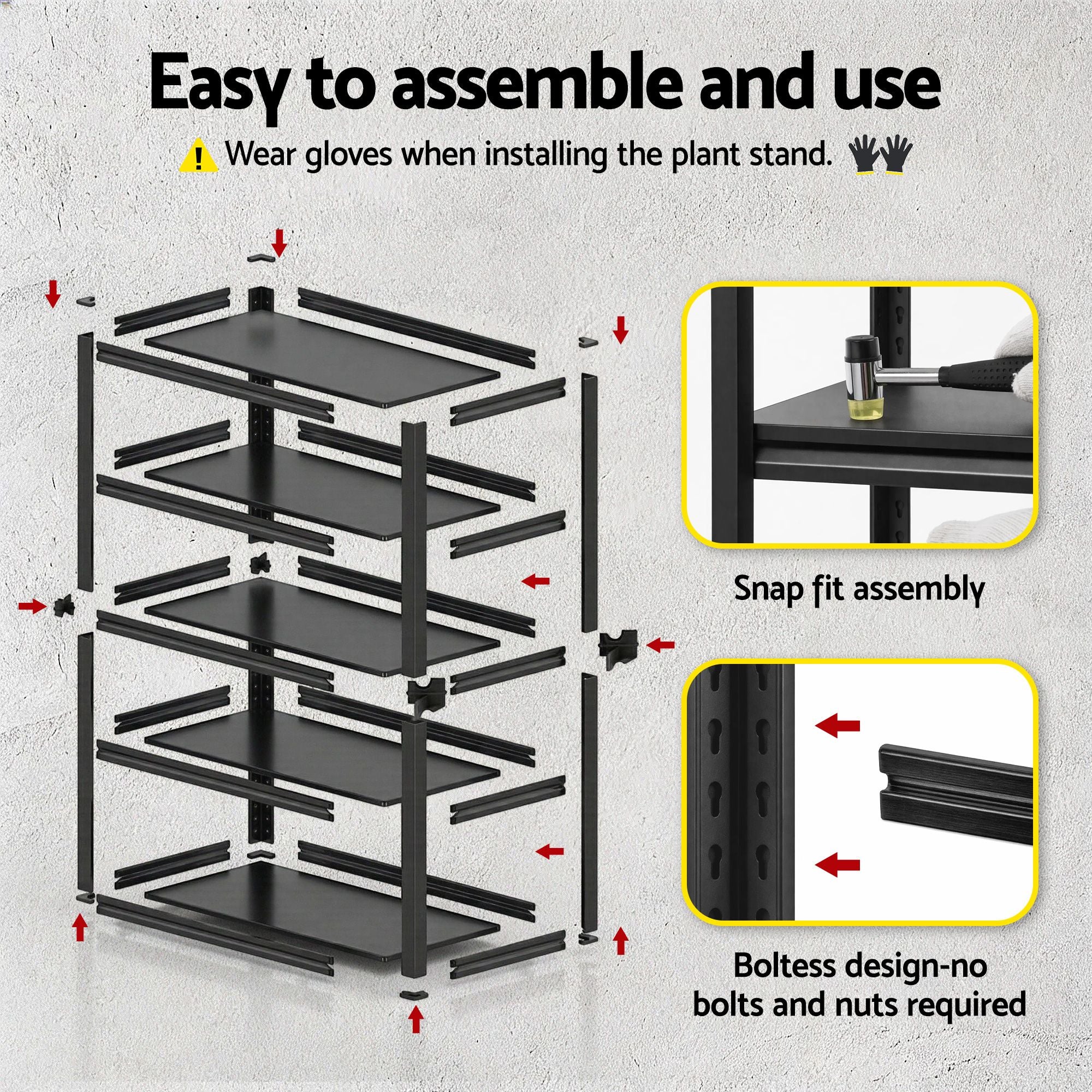 Giantz Garage Shelving 2.4X1.8m Warehouse Rack Storage Shelves Workshop Racks Steel WR-F-12050-180BKX2