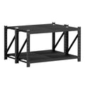 Giantz 2x 0.9M Garage Shelving Workbench Warehouse Rack WR-F-15060-900BK-ABX2