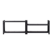 Giantz 2x 0.9M Garage Shelving Workbench Warehouse Rack WR-F-15060-900BK-ABX2