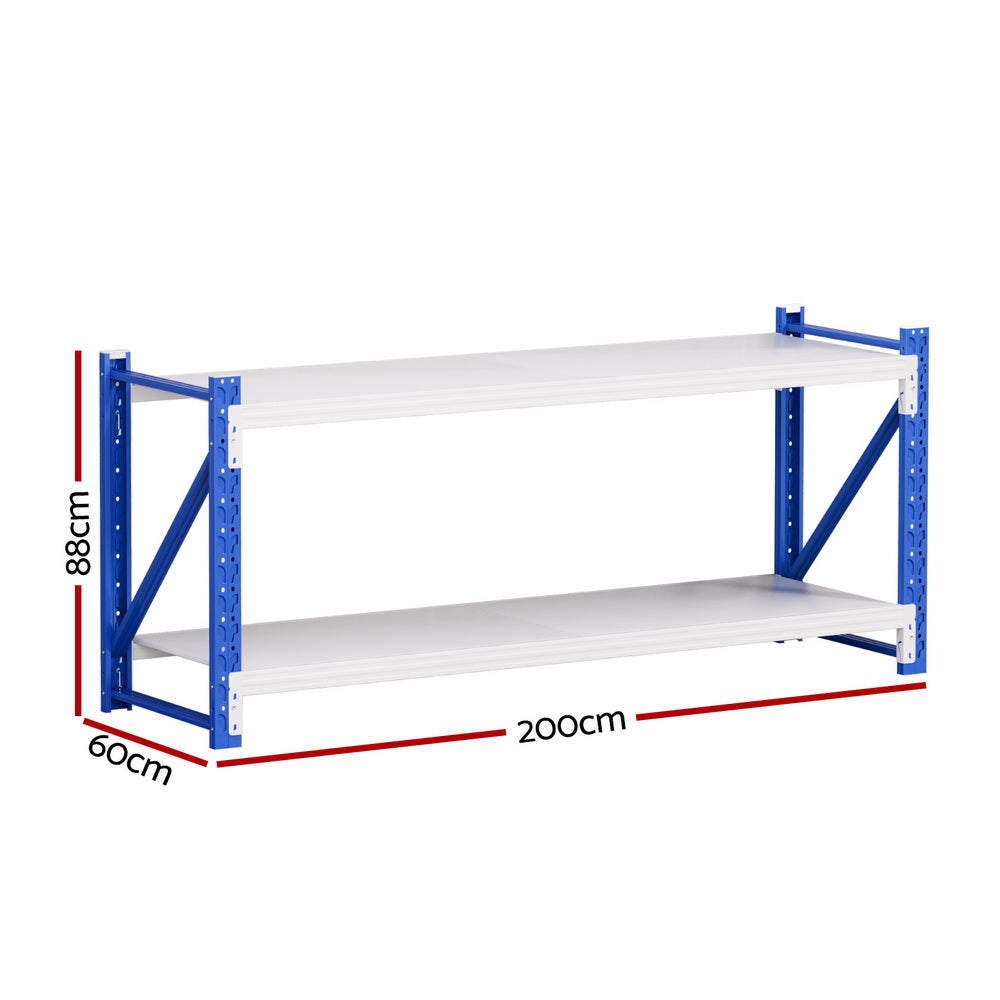 Giantz 2Mx0.9M Warehouse Shelving Garage Rack WR-F-20060-900BG-AB